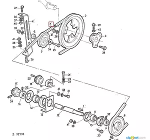 Пас клиновий (L=4816,3мм) JOHN DEERE Z32041 (Z33774)