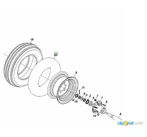 камера 10,5/80-18 JOHN DEERE CQ10824 камера 10,5/80-18 JOHN DEERE CQ10824