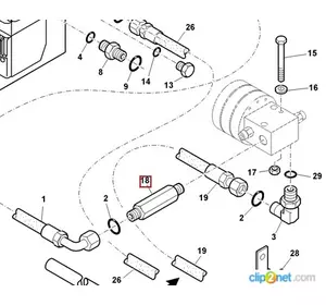 фітінг перехідника JOHN DEERE 38H5240 фітінг перехідника JOHN DEERE 38H5240