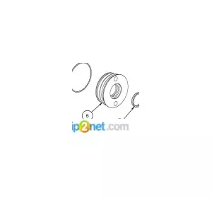 Кришка гідроциліндра для KK353370 (CYLINDER D100-D40X510+215) KVERNELAND KK353373 Кришка гідроциліндра для KK353370 (CYLINDER D100-D40X510+215) KVERNELAND KK353373
