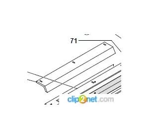 Планка металева Fantini 04099-SP0159 (4099-SP0159) Планка металева Fantini 04099-SP0159 (4099-SP0159)