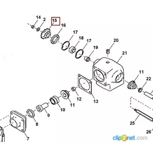 Зірочка Z=14 JOHN DEERE N272682 (N114206,N198079) Зірочка Z=14 JOHN DEERE N272682 (N114206,N198079)