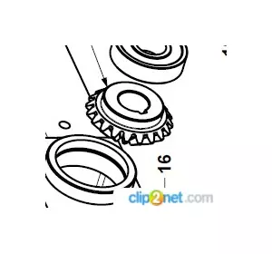 Шестерня Z 20 M05 Fantini 3399-GS87518 Шестерня Z 20 M05 Fantini 3399-GS87518