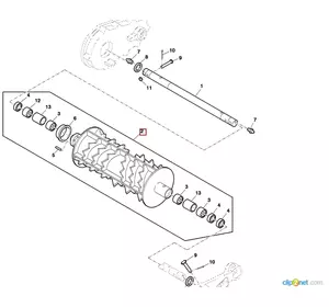 Ролик прижимний JOHN DEERE AZ101037 (AZ71581,AZ57146,AZ103347)