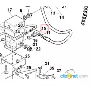 фітінг JOHN DEERE 38H5027 фітінг JOHN DEERE 38H5027