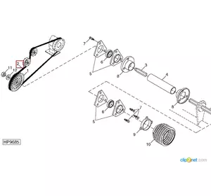 Пас клиновий (L=3441мм) JOHN DEERE H138762 (H80103) Пас клиновий (L=3441мм) JOHN DEERE H138762 (H80103)