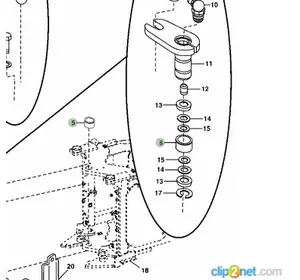 Втулка JOHN DEERE R168008 Втулка JOHN DEERE R168008