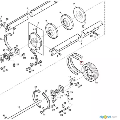 Пас клиновий (L=1960мм) (ДЛЯ ПРИВОДА БИТЕРА НА 75%) JOHN DEERE AH163931 (AH131960)