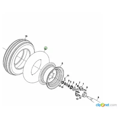 камера 10,5/80-18 JOHN DEERE CQ10824