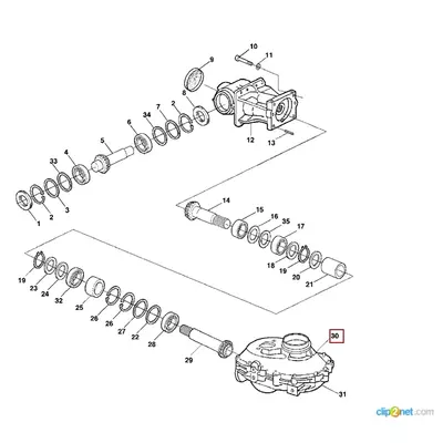 корпус редуктора JOHN DEERE LCA73405