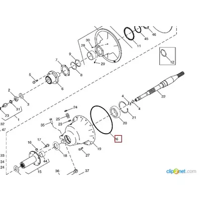 Кільце гумове JOHN DEERE H150693