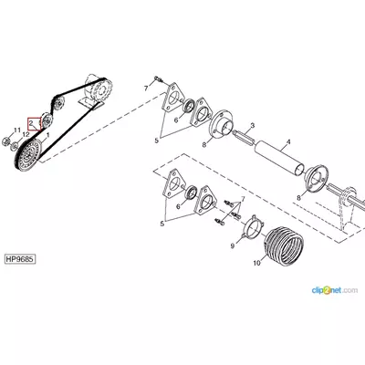 Пас клиновий (L=3441мм) JOHN DEERE H138762 (H80103)
