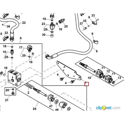 Кронштейн JOHN DEERE RE284942